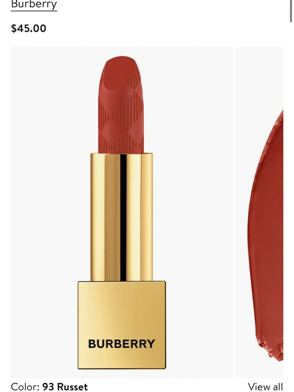 BURBERRY Kisses Matte Lip Colour
